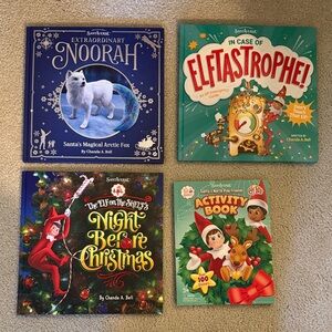 Elf on the Shelf Santa Verse Book Set - Brand New